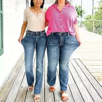 Женские джинсовые брюки, облегающие джинсы, эластичные джинсовые брюки с карманами, брюки, джинсы для женщин XXXL синий