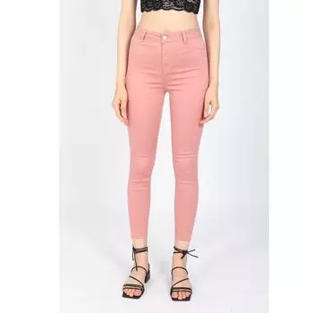 Женские джинсовые леггинсы Super Skinny Fit Pink Pink