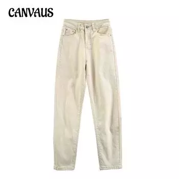 Женские джинсы Брюки-цилиндры Узкие брюки с высокой талией Брюки-репа Harlan Pops