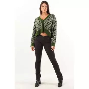 Женские джинсы из лайкры дымчатые