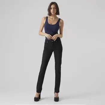 Женские джинсы прямого кроя черного цвета стрейч VERO MODA US 25 / 30 чёрный