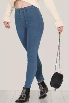 Женские джинсы с высокой талией