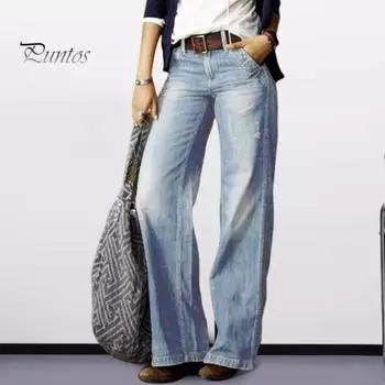 Женские джинсы в стиле ретро, прямые рваные однотонные однотонные брюки с несколькими карманами, застежка-молния на пуговицах со средней талией, уличная одежда, длинные длинные брюки S темно-серого