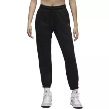 Женские флисовые джоггеры Jordan Brooklyn Classic Jumpman с логотипом, черные DQ4479-010 M
