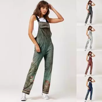 Женские флисовые комбинезоны, цельные комбинезоны, регулируемые лямки для чулок, теплые зимние пушистые лыжные брюки L армия зеленый