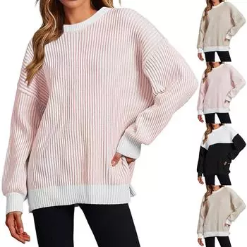 Женские флисовые толстовки большого размера с длинным рукавом, свитера, пуловеры, осенняя одежда L хаки