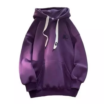 Женские флисовые толстовки большого размера, свитера с длинным рукавом, пуловеры, осенние наряды XXXXL фиолетовый