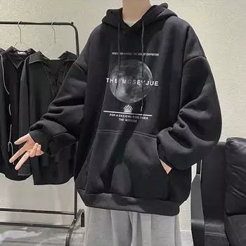 Женские флисовые толстовки большого размера, свитера с длинным рукавом, пуловеры, осенние наряды L чёрный