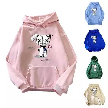 Женские флисовые толстовки большого размера, свитера с длинным рукавом, пуловеры, осенние наряды L бежевый