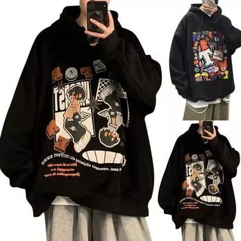 Женские флисовые толстовки большого размера, свитера с длинным рукавом, пуловеры, осенние наряды XXXL чёрный