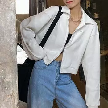 Женские флисовые толстовки большого размера, свитера с длинным рукавом, пуловеры, осенние наряды L белый