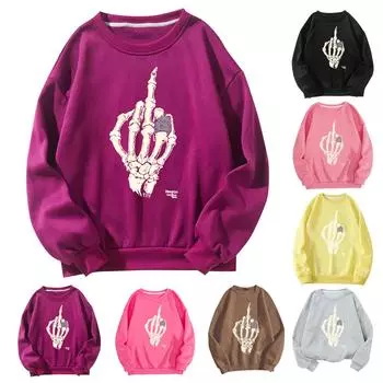 Женские флисовые толстовки большого размера, свитера с длинным рукавом, пуловеры, осенние наряды M