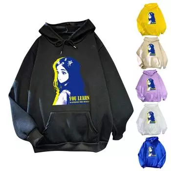 Женские флисовые толстовки большого размера, свитера с длинным рукавом, пуловеры, осенние наряды L чёрный