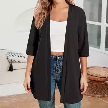 Женские футболки плиссированные с V-образным вырезом нарядные повседневные блузки с принтом с коротким рукавом летние топы свободного кроя XXL чёрный