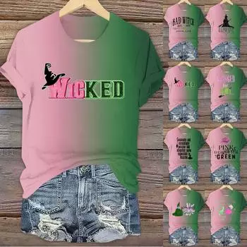 Женские футболки с длинным рукавом и круглым вырезом, рубашки с рукавами-фонариками, блузки на пуговицах, топы L темно-зеленого