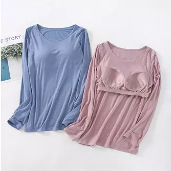 Женские футболки с длинными рукавами, топы, осень-зима, однотонные, простые, базовые, хлопковые, спортивные, с защипами на груди, футболки M белый