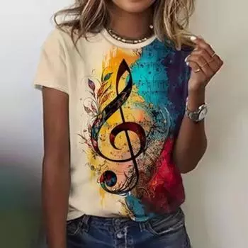 Женские футболки с героями мультфильмов, футболка с 3d принтом розы, Harajuku, повседневная футболка с короткими рукавами и круглым вырезом, женская одежда большого размера S