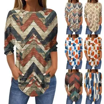 Женские футболки с рукавами 3/4, однотонные пуловеры, летние весенние топы, блузки S жёлтый