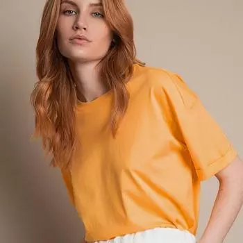 Женские футболки свободного покроя с коротким рукавом, базовая футболка с круглым вырезом, летняя дышащая свободная посадка, повседневные однотонные хлопковые пуловеры для женщин M белый