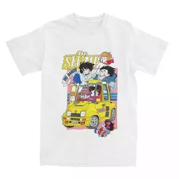 Женские футболки унисекс Dr Slump Unisexga Stuff Dr.Slump, одежда из 100% хлопка, уличная футболка с круглым вырезом, футболка с принтом 4XL