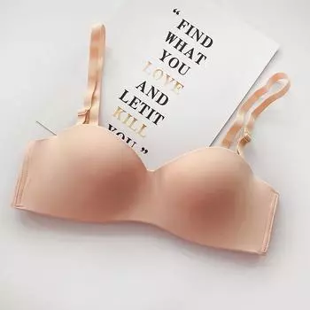 Женские глянцевые бюстгальтеры, цельное бесшовное нижнее белье, без стальных колец, бюстгальтер-слип 38/85B