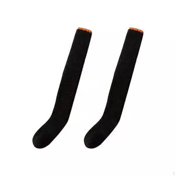 Женские гольфы гетры поверх портативных длинных сапог чулки бедра для чёрный