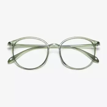 Женские готовые очки для близорукости, анти-синие очки 0-1-1,5 ~-4,0, очки по рецепту, круглая оправа, прозрачные линзы, очки для близорукости plane glasses