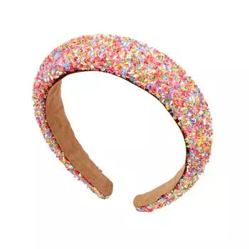 Женские губчатые подкладные повязки для волос, широкие повязки для волос для девочек, повязки для волос конфетных цветов, взрослые украшения для волос, аксессуары для женщин, девочек