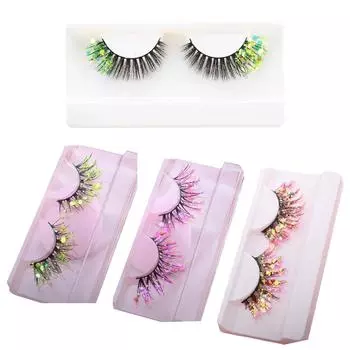 Женские густые завитые волосы Удалить черный мем Долговечные рождественские блестки Ярче One Size темно-розовый