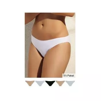 Женские хлопковые базовые трусы Pierre Cardin, 5 шт., Трусики-13137