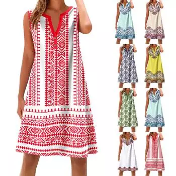 Женские хлопковые и льняные платья, летние с коротким рукавом, удобные дорожные пляжные платья, модная одежда для весеннего отпуска M бежевый