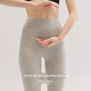 Женские хлопковые леггинсы с высокой талией — легкие, теплые, универсальные брюки для весны и осени 5XL