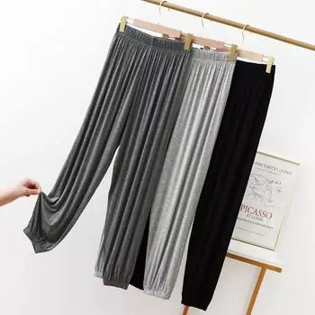 Женские хлопковые шаровары для йоги 2021 года с высокой талией и свободным кроем Medium