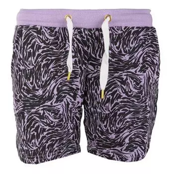 Женские хлопковые шорты Saco с зебровым принтом JOSEPH IN XL фиолетовый