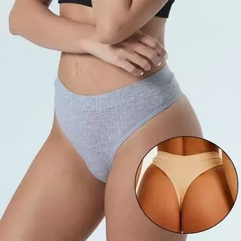 Женские хлопковые стринги с низкой талией, женские спортивные трусы-бикини, эластичное удобное нижнее белье, женские трусики, нижнее белье M-XL M белый