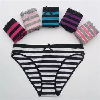 Женские хлопковые трусики Girl Briefs Ms. Хлопковое нижнее белье, нижнее белье, бикини, сексуальные женские трусы, 6 шт./компл. M белый
