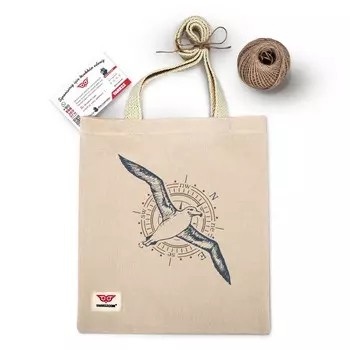 Женские холщовые сумки с принтом альбатроса, дорожные женские сумки на плечо, сумка-тоут для покупок, хлопковая холщовая сумка