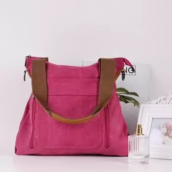 Женские холщовые сумки-тоут и сумки-мессенджеры через плечо большой вместимости