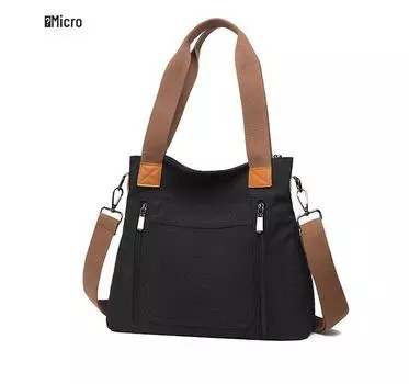 Женские холщовые сумки-тоут и сумки-мессенджеры через плечо большой вместимости