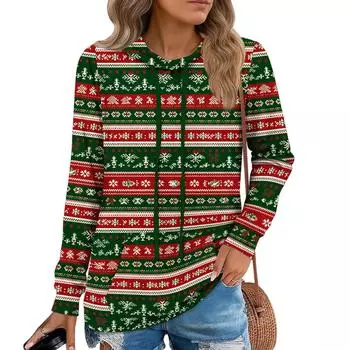 Женские худи-пуловеры, модные толстовки с капюшоном для девочек-подростков, женский осенний туник-топ L армия зеленый