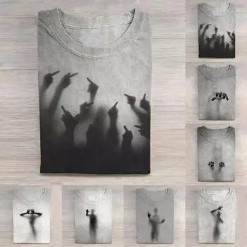 Женские и детские топы для взрослых и подростков для фанатов концертов, женский и мужской пуловер, футболка с короткими рукавами