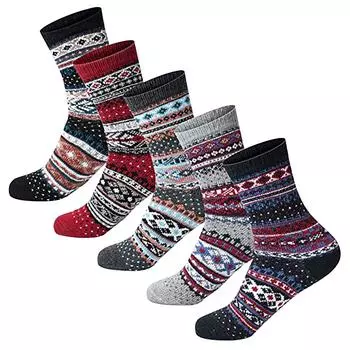 Женские и модные хлопковые уличные носки в полоску с принтом средней длины, чулки