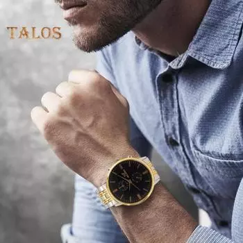 Женские и мужские часы с кварцевым механизмом, круглый циферблат, сплав, проверка времени, чистый цвет, высокая точность, наручные часы для свиданий, аналоговые часы золотой/чёрный