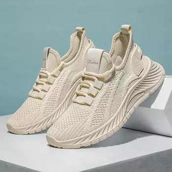 Женские и мужские дышащие кроссовки, спортивные кроссовки для тенниса, сверхлегкие кроссовки для бега в тренажерном зале, спортивные уличные кроссовки 41 белый