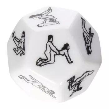 Женские и мужские игрушки 12 Валентина Пара Лицо Веселые Позы Кубиков (цвет: белый) 1pcs