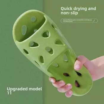 Женские и мужские летние противоскользящие сандалии для ванной: Дышащие домашние тапочки 36-37 [Fits 35-36 Feet]