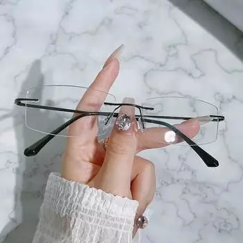 Женские и мужские модные деловые очки для близорукости с защитой от синего света, законченные близорукие очки, винтажные очки с минусом с диоптрией -2.5