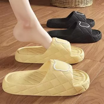 Женские и мужские нескользящие тапочки из ЭВА - Лето 2024 Домашние сандалии с мягкой подошвой 36-37 зелёный