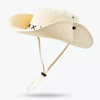 Женские и мужские походные шляпы, ковбойские шляпы для активного отдыха, походные однотонные спортивные шляпы для рыбалки, летние шляпы, доступны различные варианты бежевый