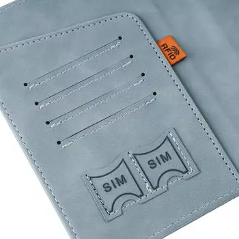 Женские и мужские Rfid винтажные деловые обложки для паспорта держатель многофункциональный ID банковская карта PU кожаный кошелек чехол дорожные аксессуары синий